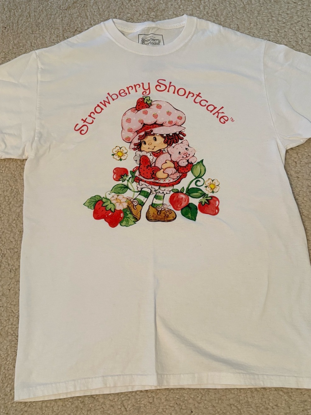 Strawberry Shortcake White Graphic Tee